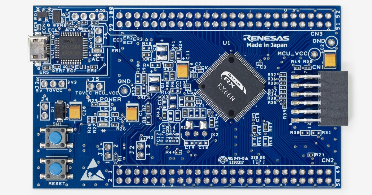 RTK5RX66N0C00000BJ - Target Board for RX66N | Renesas